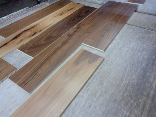 6 1/2" x 7/16" American Walnut Engineered Hardwood Flooring SAMPLE